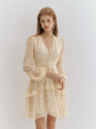 Avenoir Ruffle Mini Dress