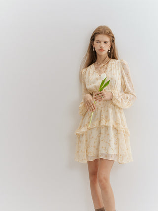 Avenoir Ruffle Mini Dress