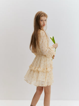 Avenoir Ruffle Mini Dress