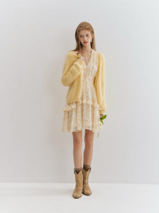 Avenoir Ruffle Mini Dress