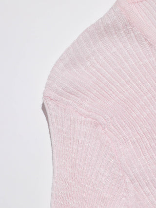 Bebe V neck Knit Cardigan Pink