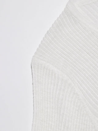 Bebe V neck Knit Cardigan White