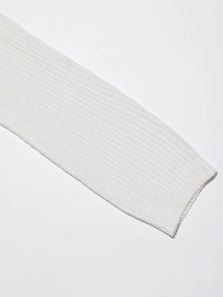 Bebe V neck Knit Cardigan White