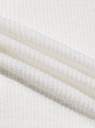 Bebe V neck Knit Cardigan White