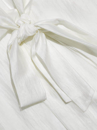 Belle Bow Sheer Blouse Set