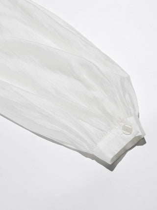 Belle Bow Sheer Blouse Set