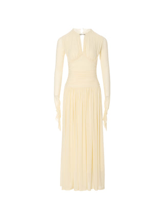 Bellier Shirring Maxi Dress