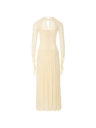 Bellier Shirring Maxi Dress