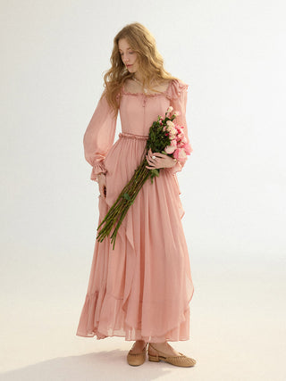 Berry Dew Layer Maxi Dress