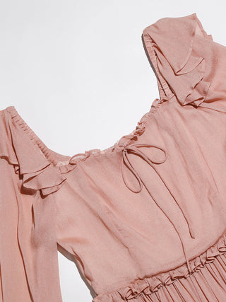Berry Dew Layer Maxi Dress