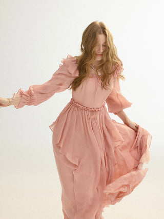 Berry Dew Layer Maxi Dress