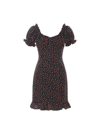 Berry Rose Backless Mini Dress