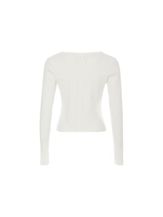 Bianco Pearl Knit Cardigan