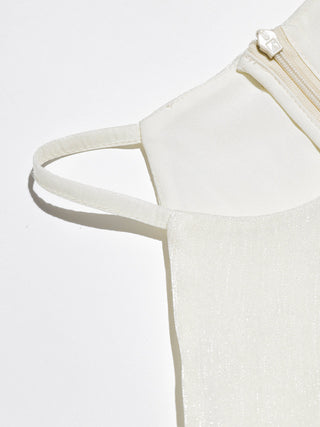 Blanc Halterneck Maxi Dress