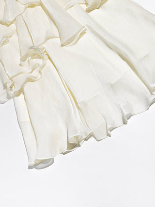 Blanc Halterneck Maxi Dress