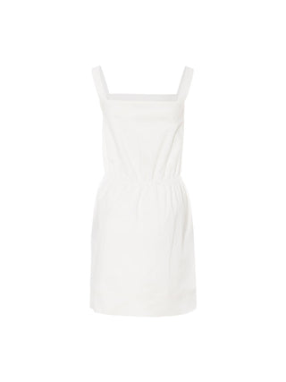 Blanc Corset Mini Dress