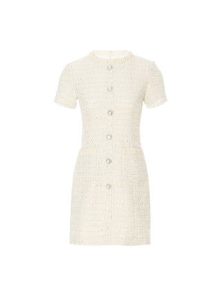 Blanche Tweed Mini Dress