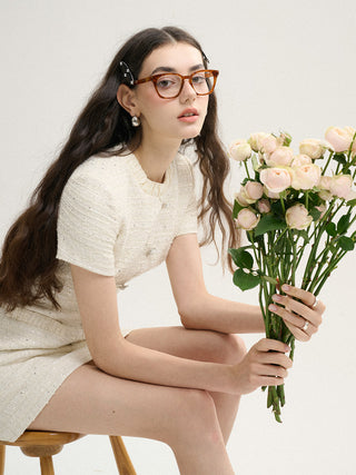 Blanche Tweed Mini Dress