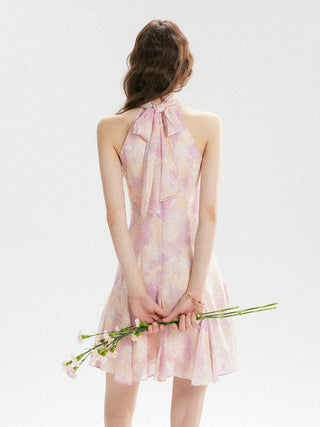 Blea Halterneck Mini Dress