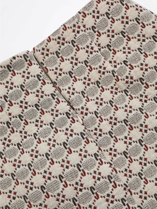 Bliss pattern mini skirt