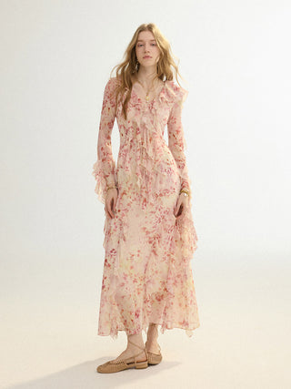 Bloom Ruffle Maxi Dress