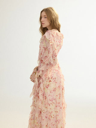 Bloom Ruffle Maxi Dress