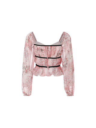 Blossom Black Line Blouse