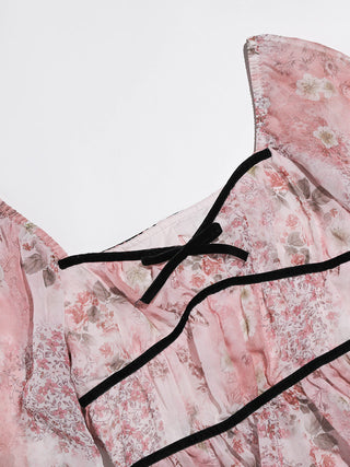 Blossom Black Line Blouse