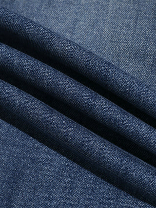 Blue Denim Bootcut Pants