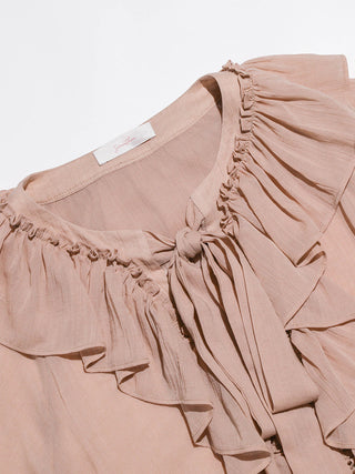 Blush Ruffle Mini Dress Set