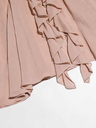 Blush Ruffle Mini Dress Set