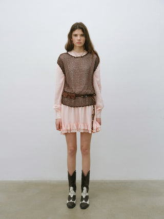 Bohemian Crochet Knit Top