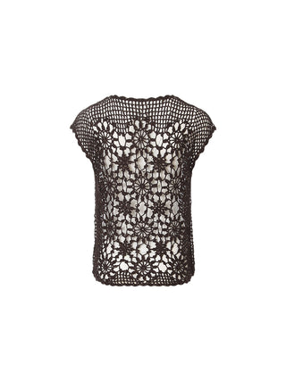Bohemian Crochet Knit Top