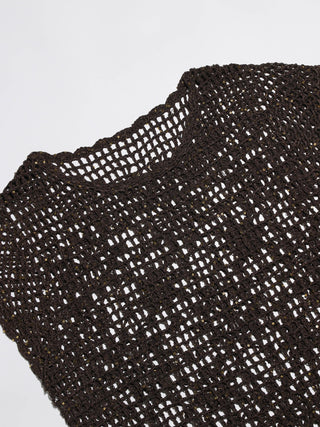 Bohemian Crochet Knit Top