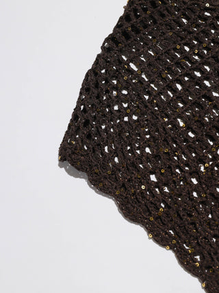 Bohemian Crochet Knit Top