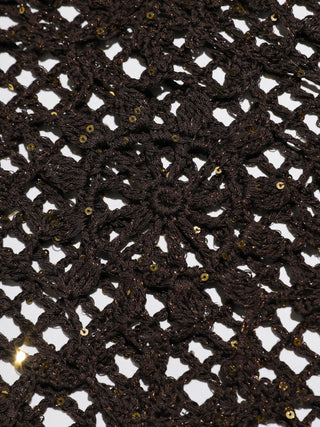 Bohemian Crochet Knit Top