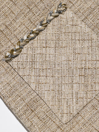 Braid Tweed Belted Jacket