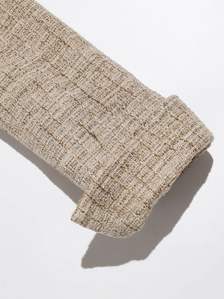 Braid Tweed Belted Jacket