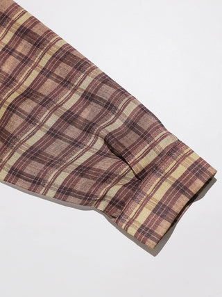 Brena Check Maxi Dress