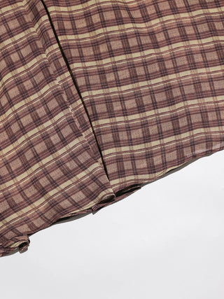 Brena Check Maxi Dress