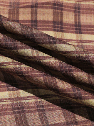 Brena Check Maxi Dress