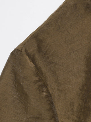 Bronze Pearl Button Blouse