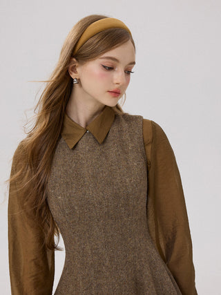 Bronze Pearl Button Blouse