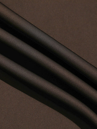 Brown Cross Wrap Skirt