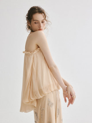 Bubble Sleeveless Blouse