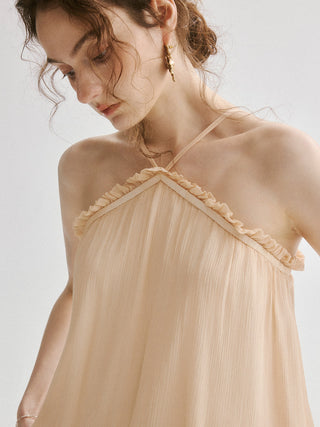 Bubble Sleeveless Blouse