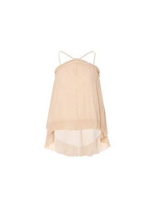 Bubble Sleeveless Blouse