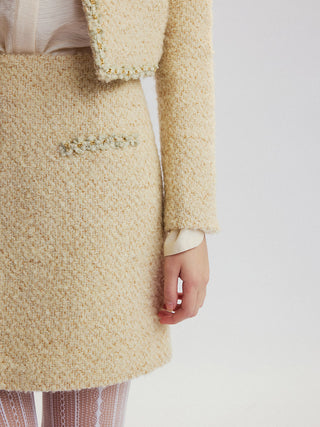 Butterblonde Tweed Skirt