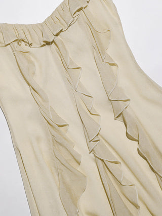 Butter milk Off-Shoulder Mini Dress