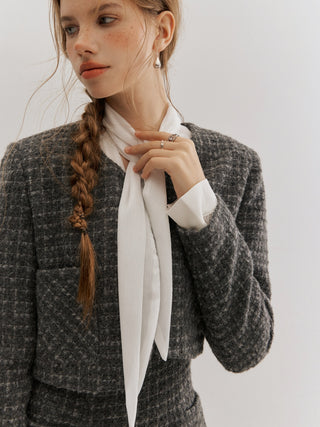 Camielle Sheer Tie Blouse